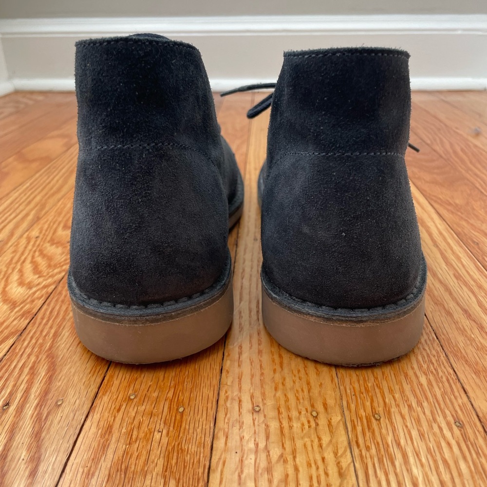Navy Blue Suede Chukka Boots - 11 - Bloomingdales View 3